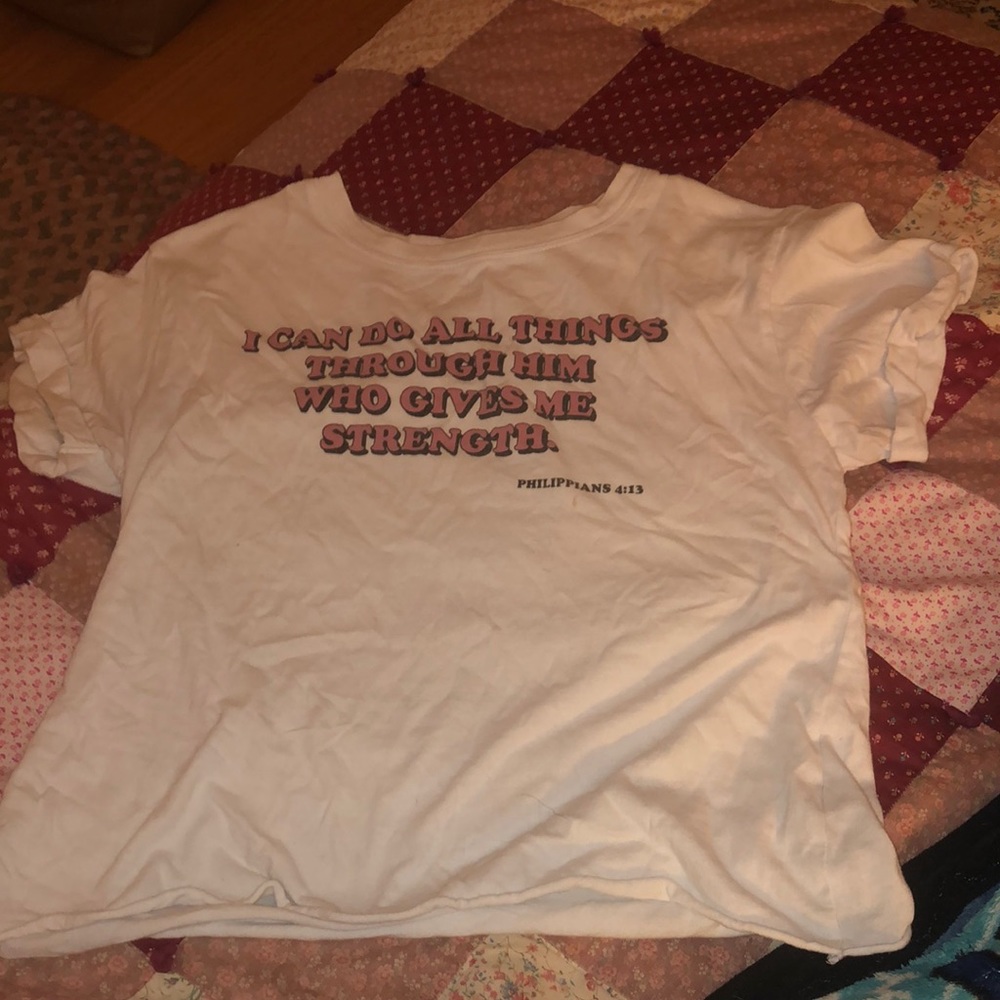 Bible phrase tee
